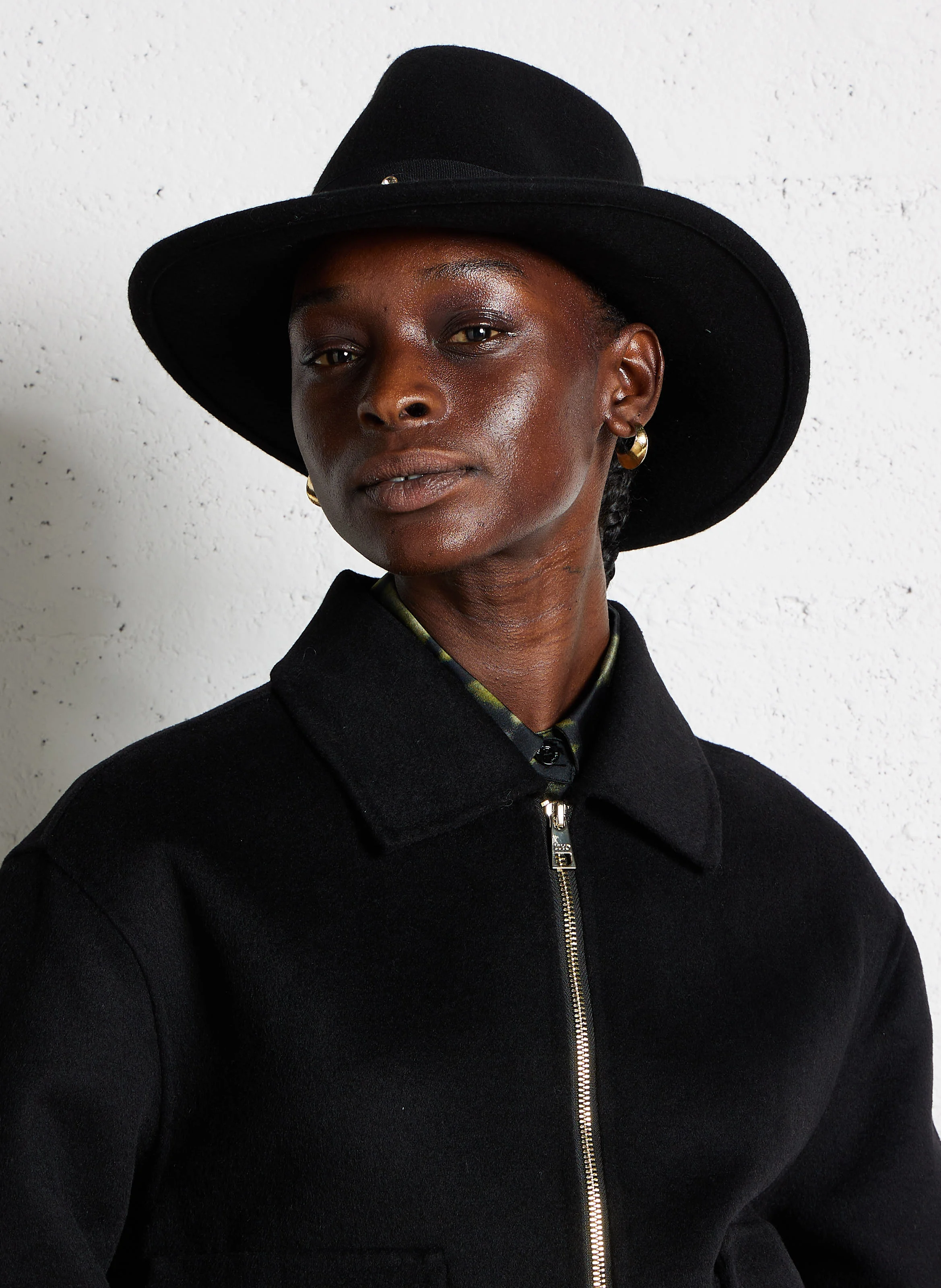 Chapeau en laine| Noir