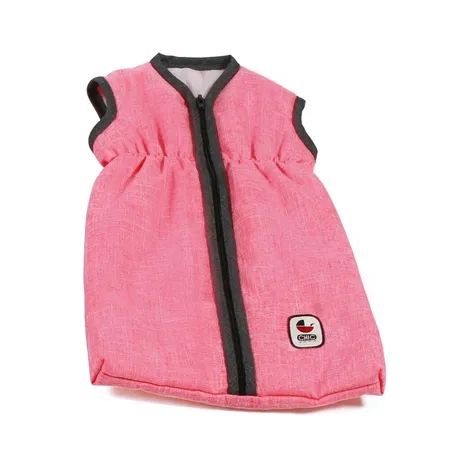 Bayer Chic 2000 Puppen-Schlafsack, Melange anthrazit-pink