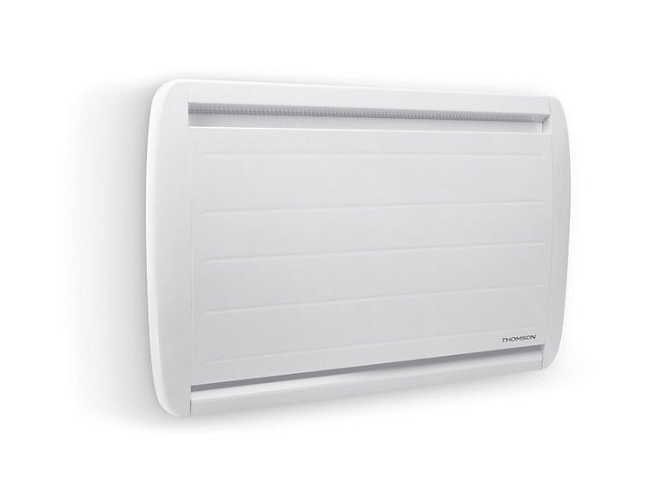 Radiateur connecté électrique à inertie sèche Fonte Thomson 1500W