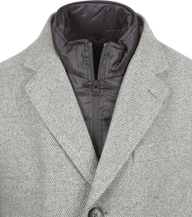 Suitable Coat Wol Twill Grijs JA-WOLCOAT-STBL-24.05 kopen