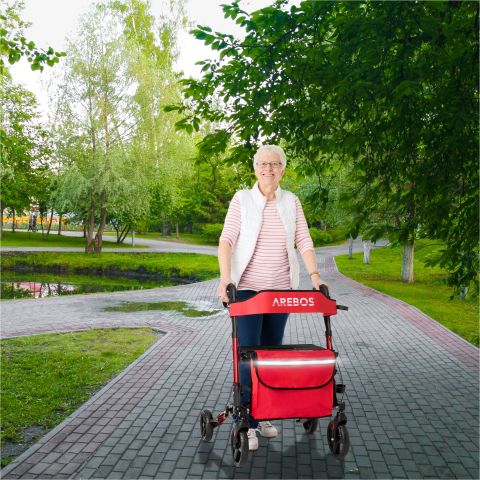 Alu Rollator Klappbar inkl. Einkaufstasche