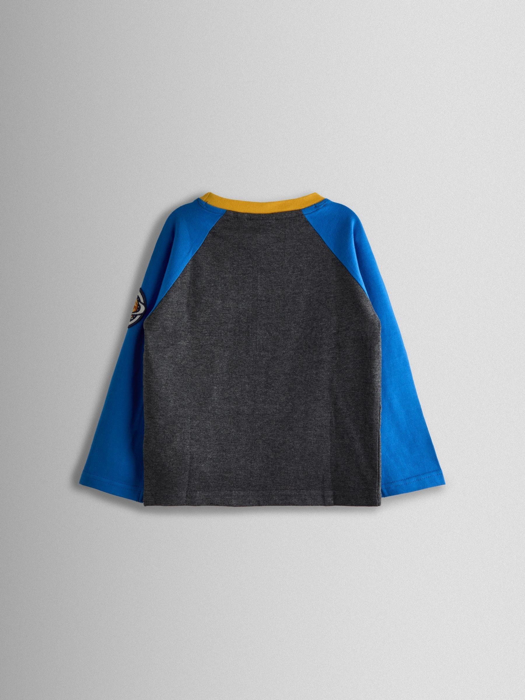 Charcoal Grey Astronaut - JoJo Maman Bébé Happy Camper Applique Top