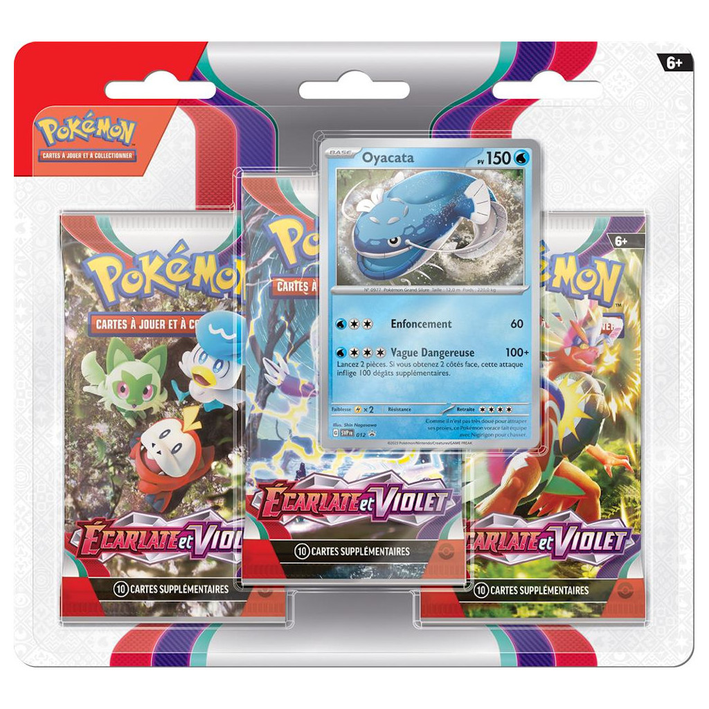 Pokemon EV01 : Écarlate et Violet - Pack 3 Boosters