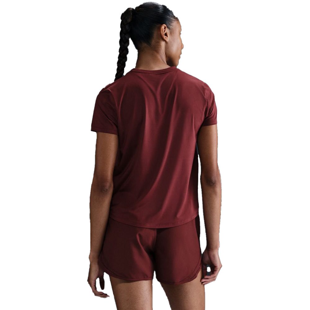 Nike One Swoosh Dri-Fit T-Shirt Damen dark team red