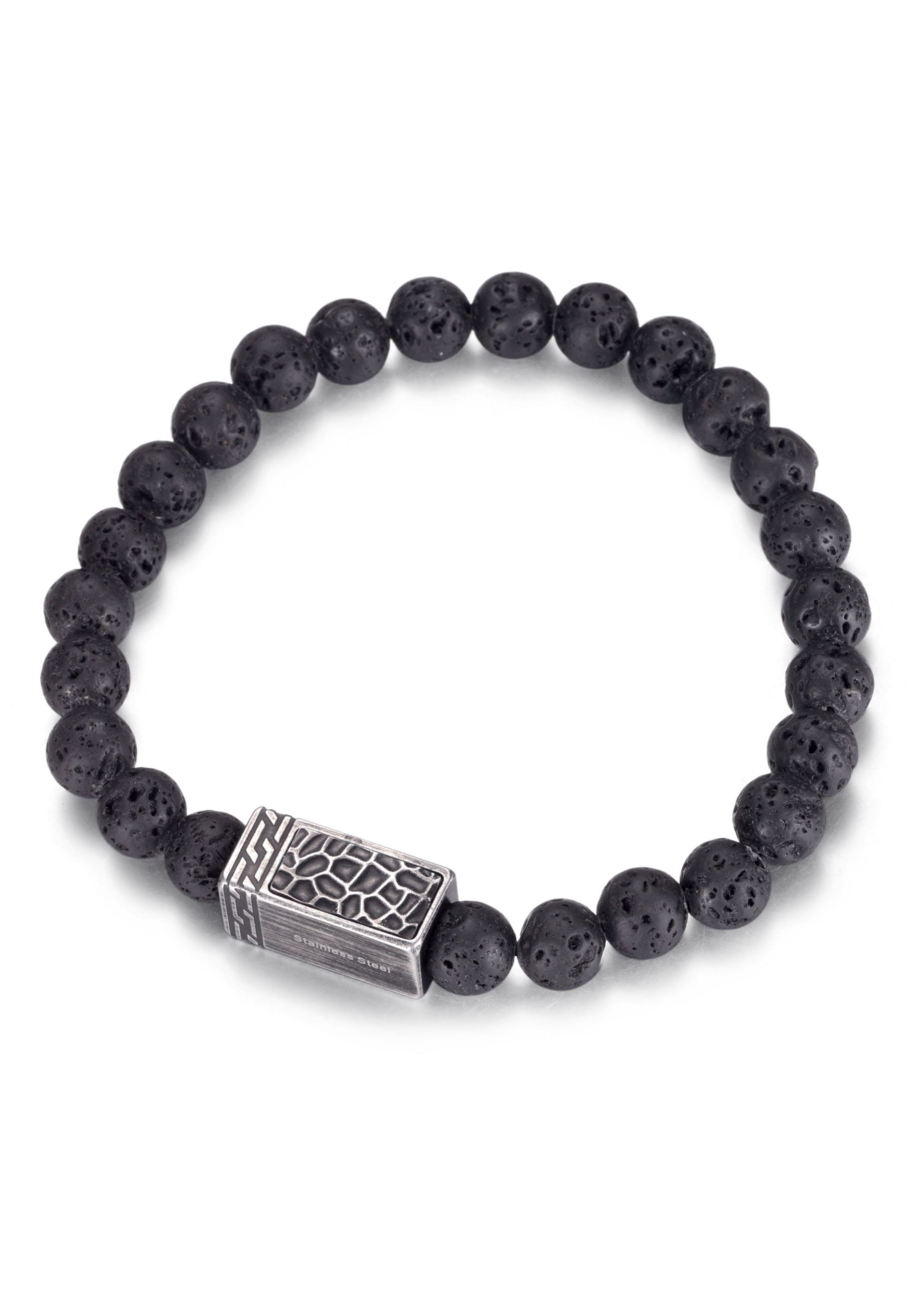 Firetti Armband »Schmuck Geschenk Armschmuck Armkette Edelstein Lavastein« mit Lavastein