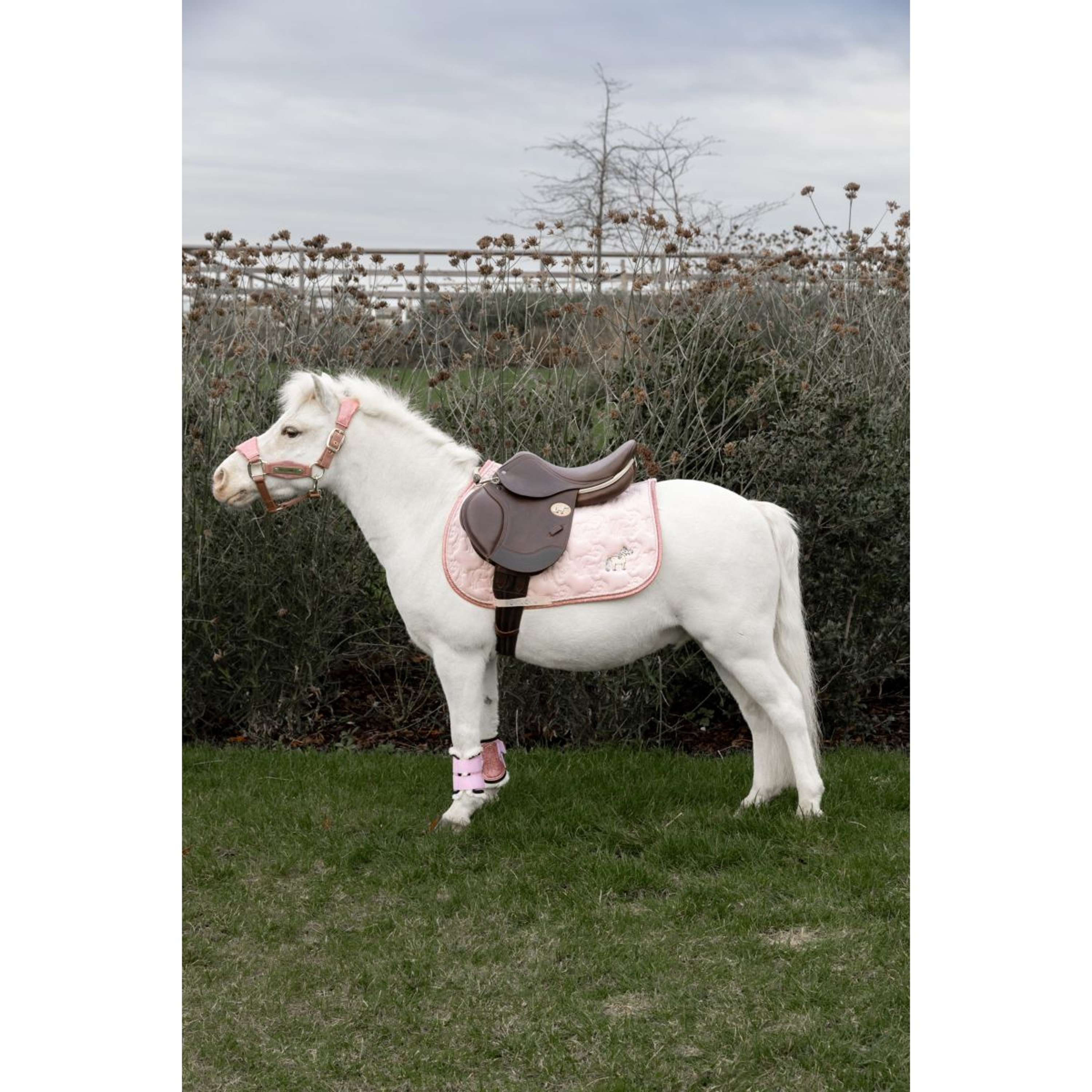 Kentucky Zadeldekje Glitter Unicorn Dressuur Soft Rose