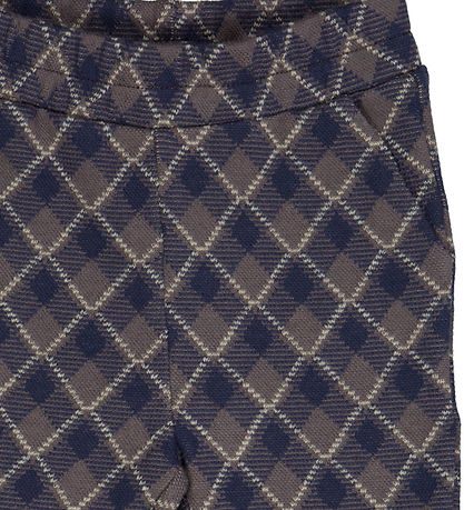 M?Slå Bukser - Jacquard - Tower Grey/Night Blue/Desert Green