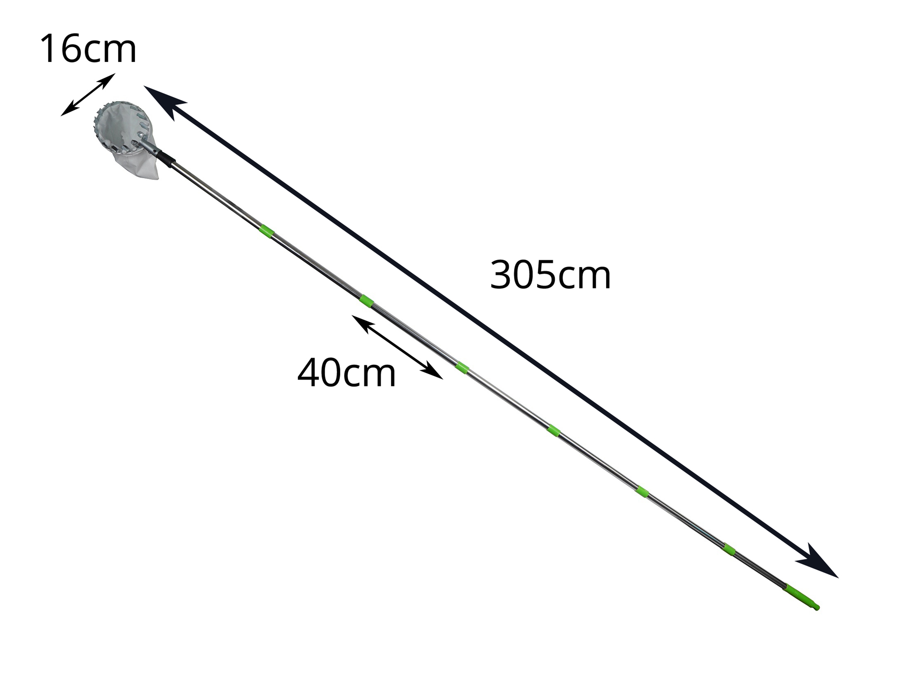 Obstpflücker verstellbar 305 cm