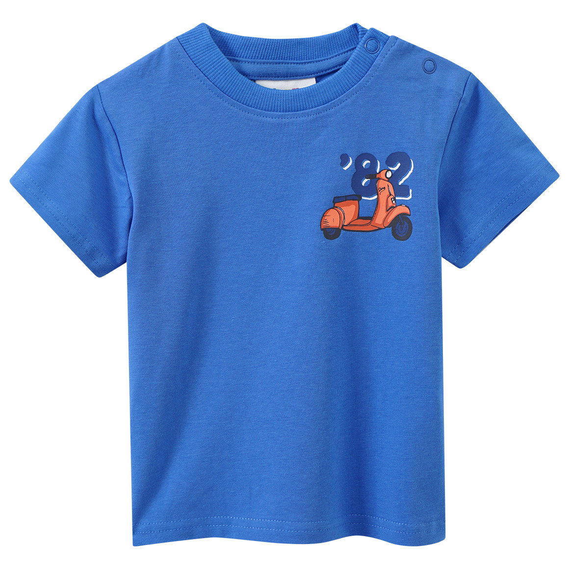 Famy 3 Baby T-Shirts in verschiedenen Dessins weiss / blau / orange