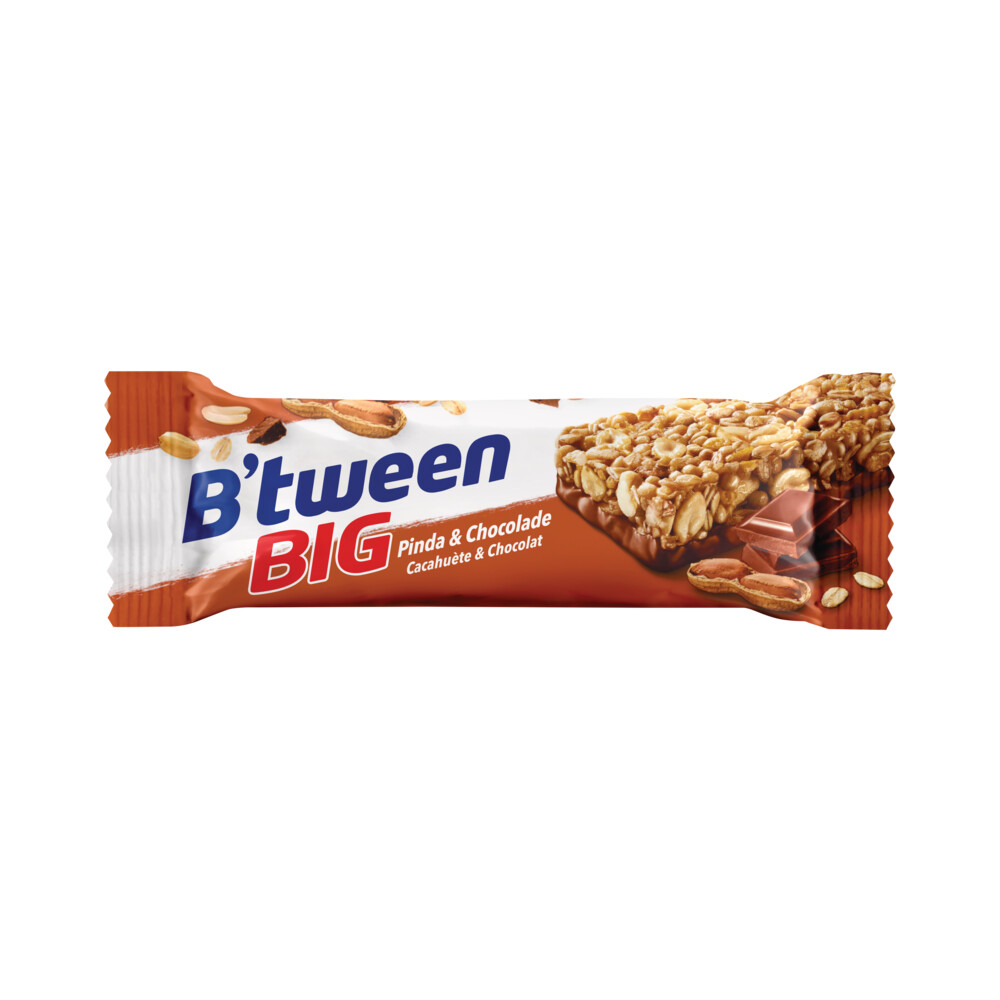 Hero B'tween BIG Mueslireep Pinda & Chocolade24 x 50 gr