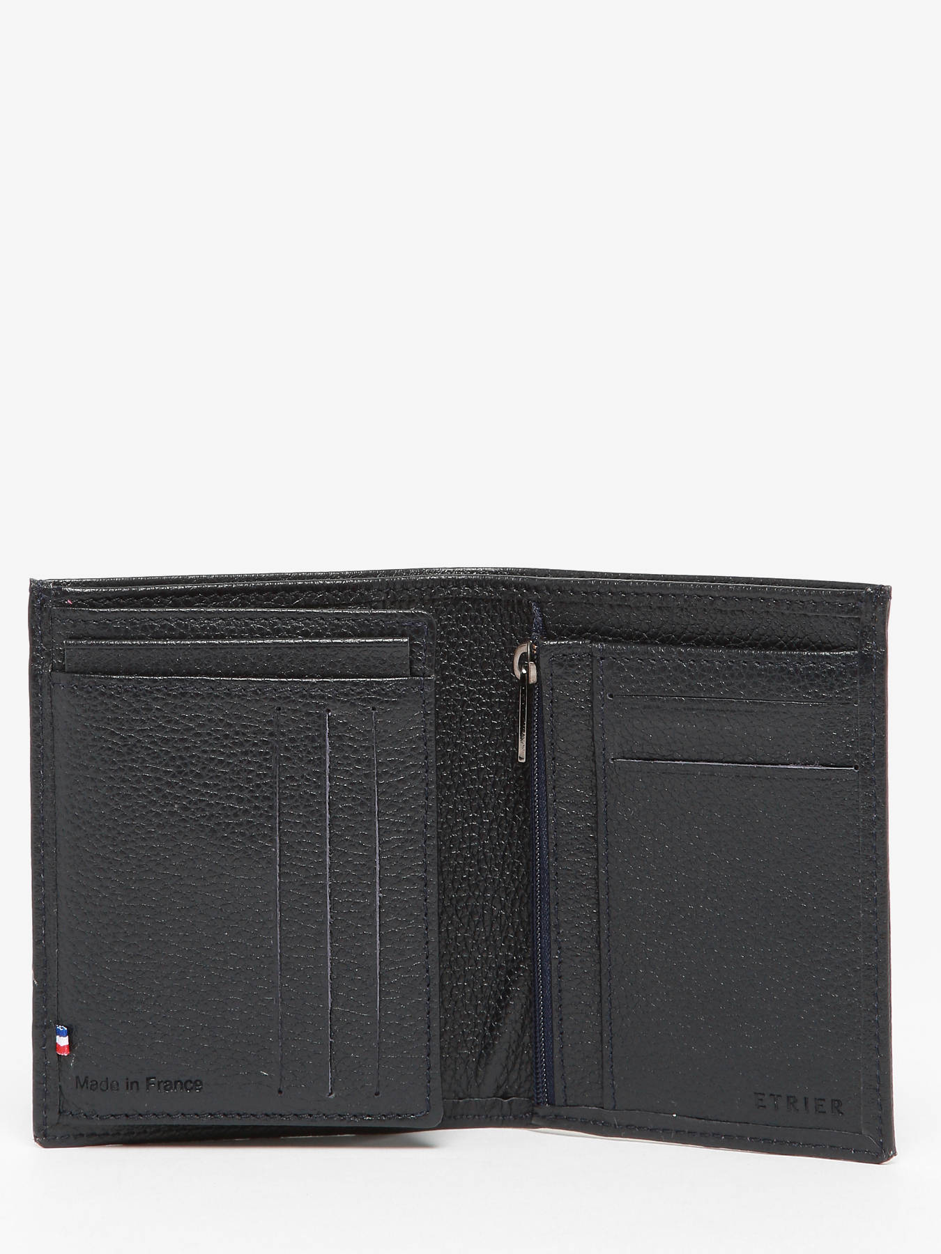 Portefeuille porte-monnaie cuir Madras ETRIER