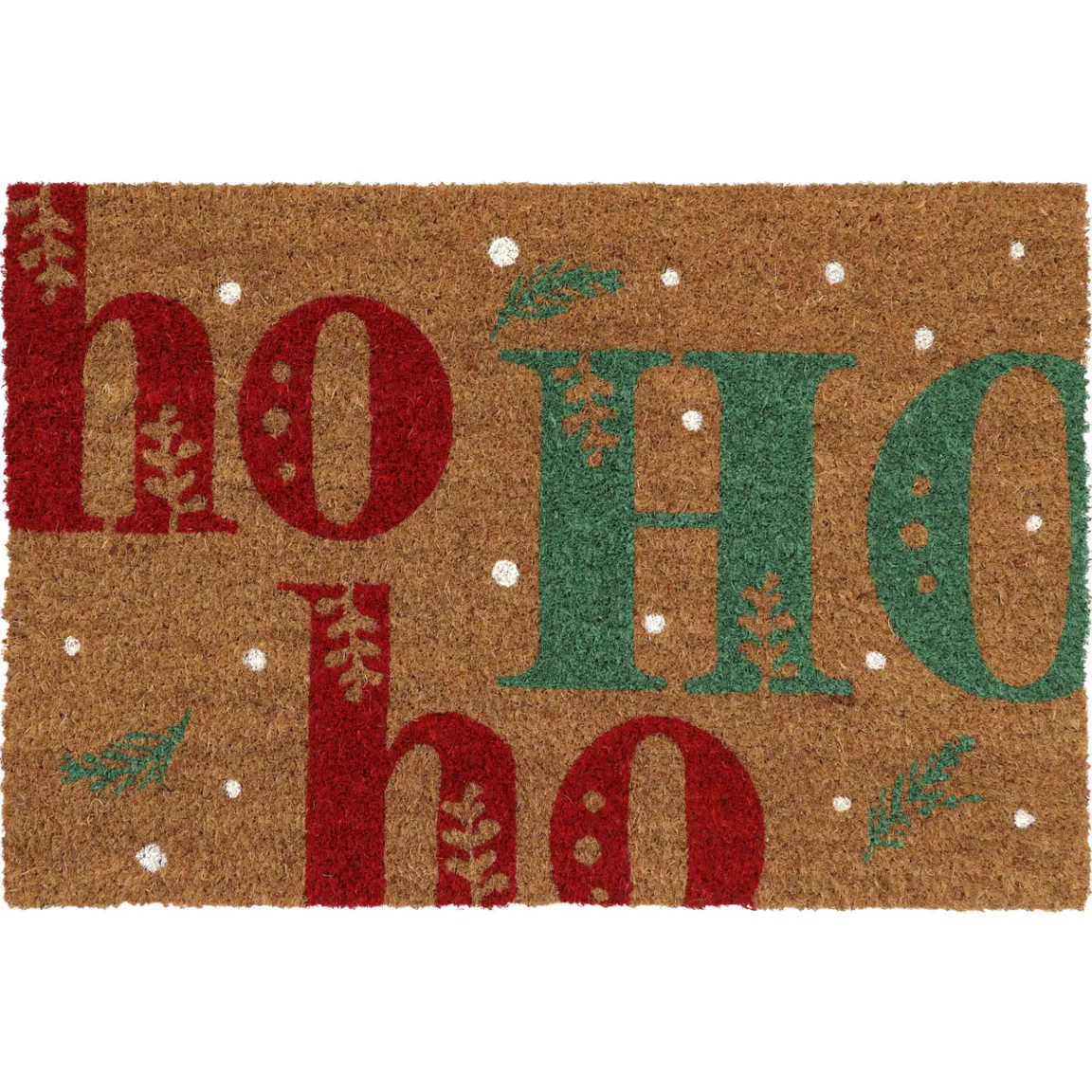 Paillasson de Noël coco (40 x 60 cm) Ho Ho Multicolore