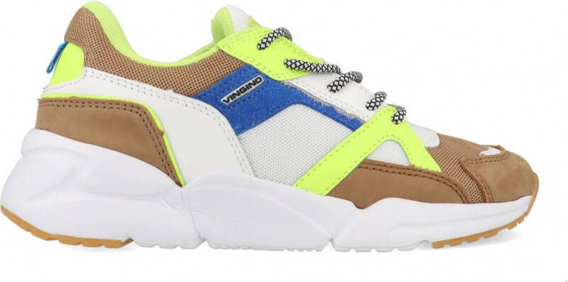 Vingino Zanetti Lage sneakers Leren Sneaker Wit