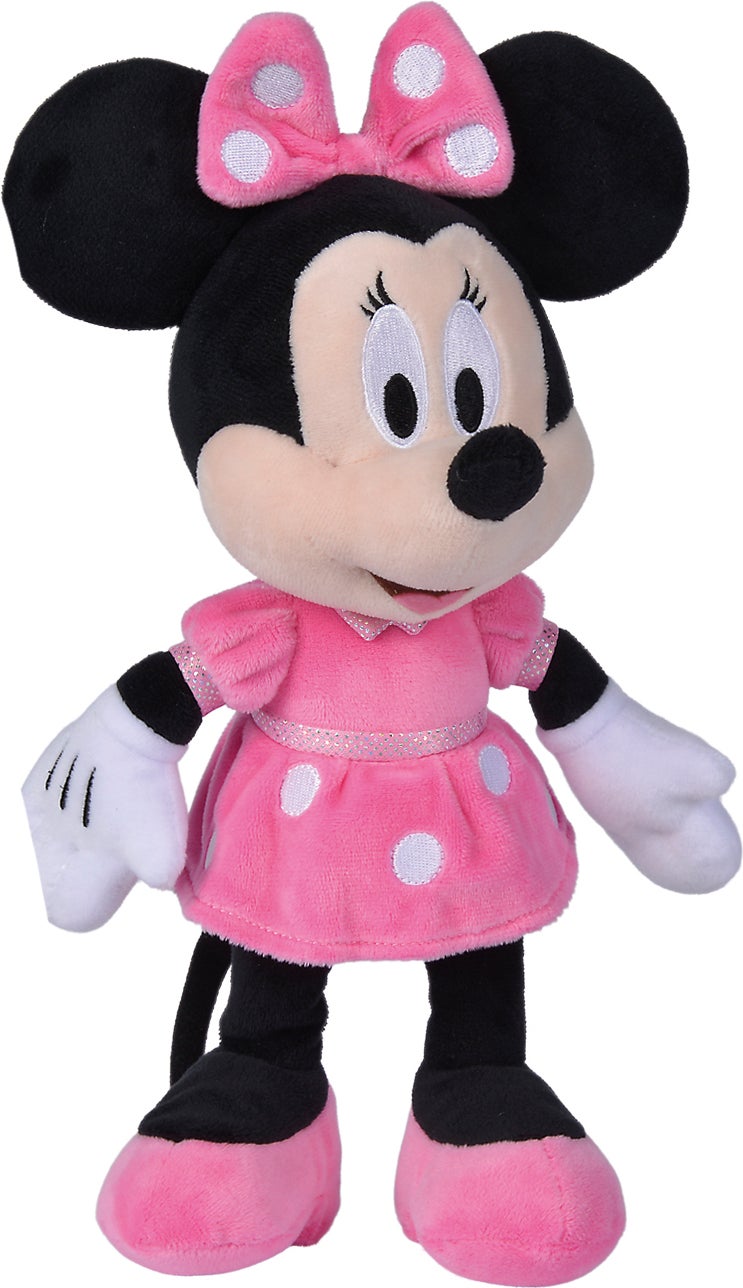 Disney knuffel Minni roze 7 x 8 x 25 cm
