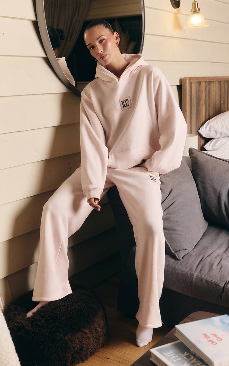 Rose Sweat À Casynthétiqueche En Molleton De Coton Avec Badge Plt