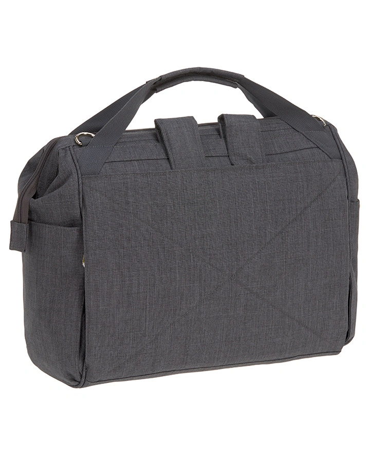 Wickeltasche GLA GOLDIE (40x33x18) für Zwillinge in anthrazit