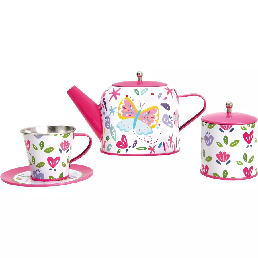 Bino Kinder-Tee-Set, rosa