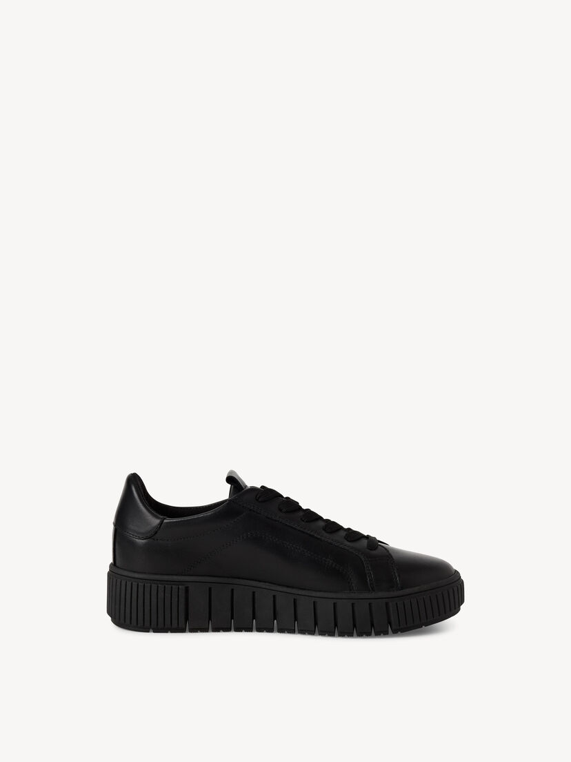 Leren Sneaker - zwart