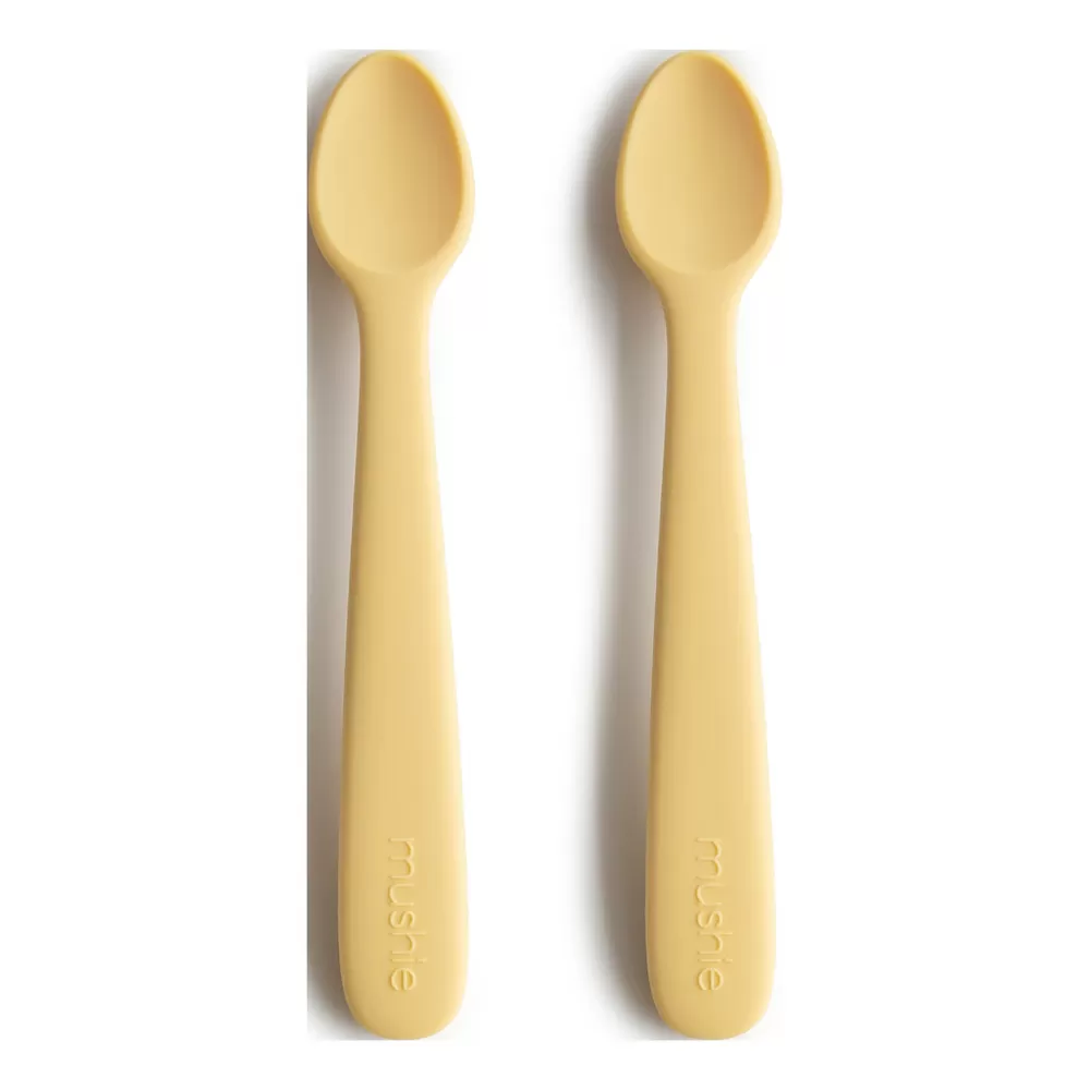 Mushie Silikone Skeer Pale Daffodil - 2 stk.
