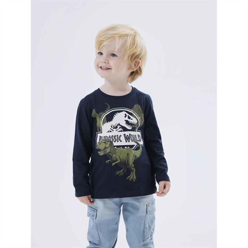 Dark Sapphire Nijal Jurassic Bluse Noos