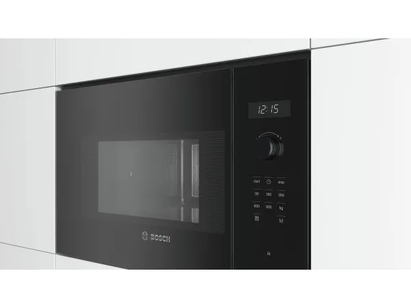 Bosch Serie | 6 BFL554MB0 - Mikrobølgeovn - til indbygning - 25 liter - 900 W - sort