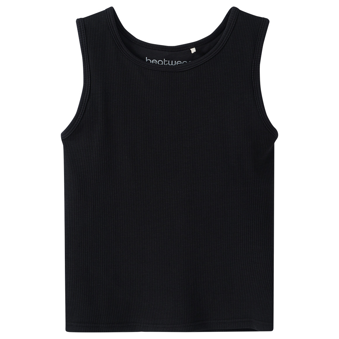 Beatwear Mädchen Sport-Top mit Rippstruktur schwarz