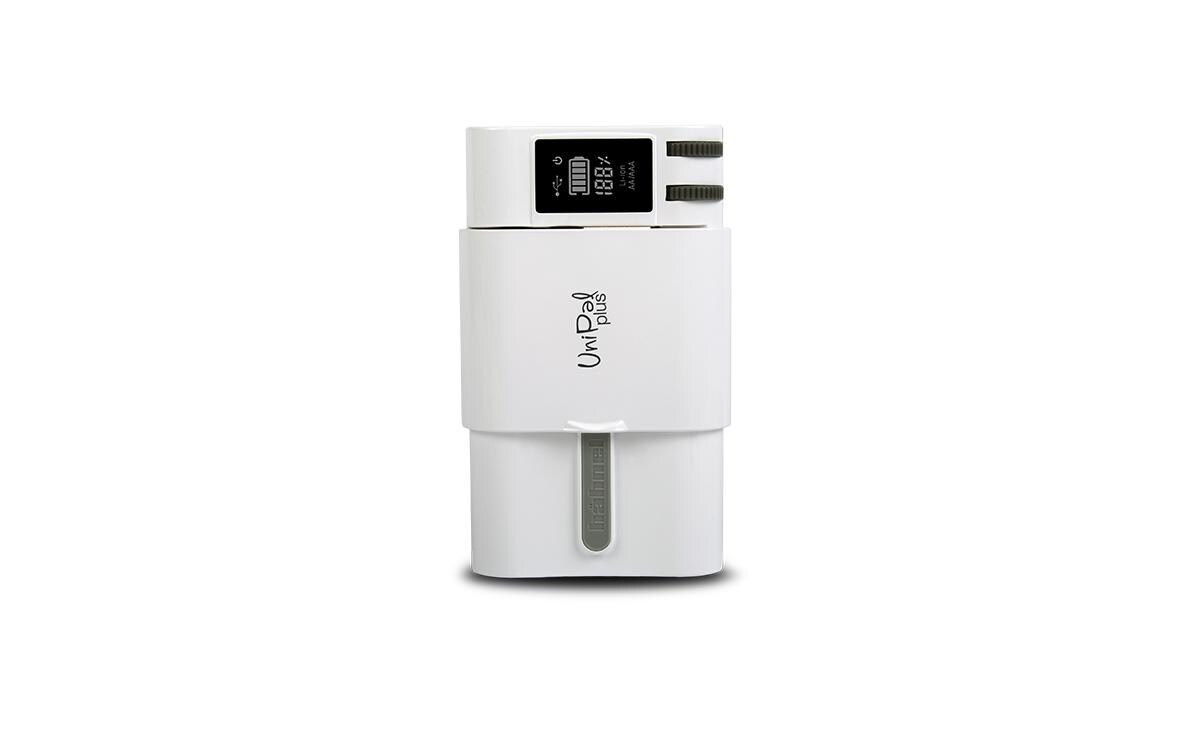 Ladegerät UniPal PlusUniversal Li-Ion Ladegerät mit USB Ausgang