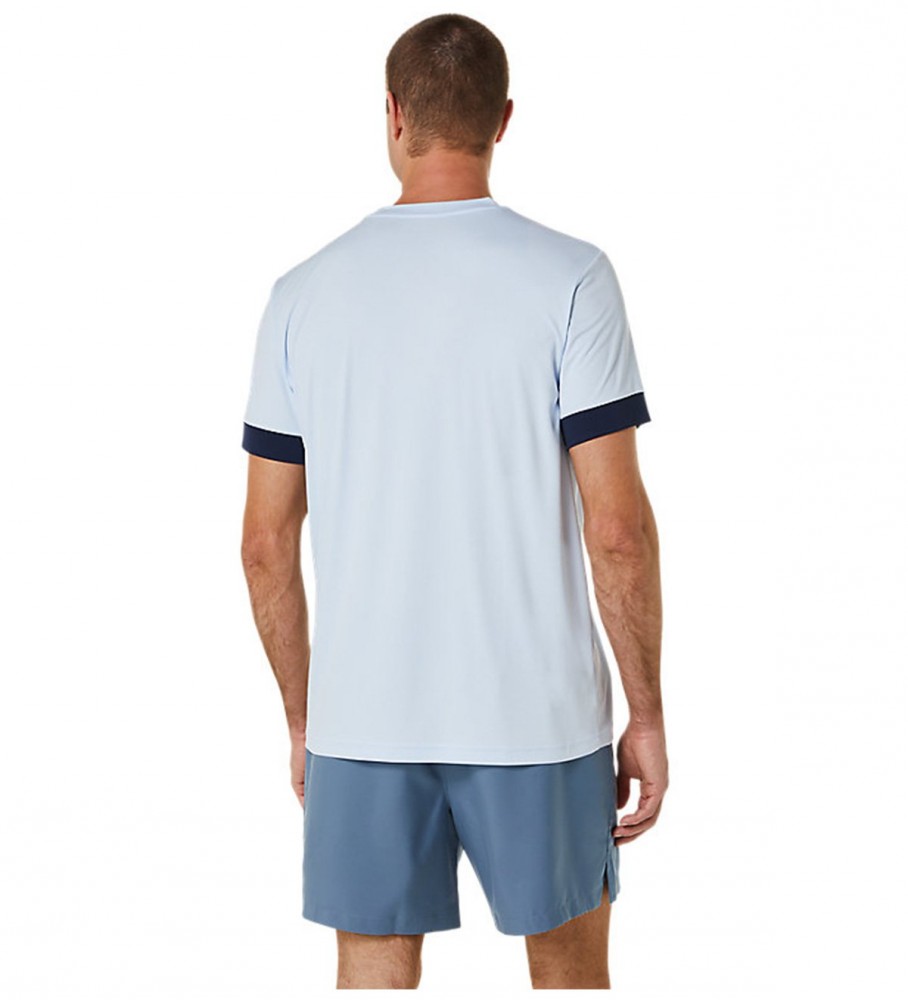 Asics Camiseta Court Ss azul