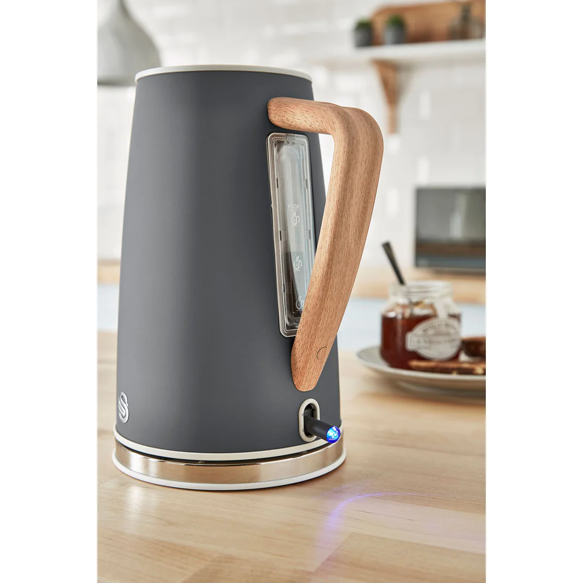 Bouilloire électrique 1,7L Ultra Rapide Sans Fil Design Moderne Nordic