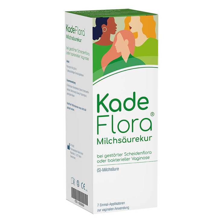 Kadeflora Milchsäurekur Einmal-Applikator vaginale Anwendung, 7X2.5 g