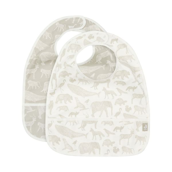 Jollein Animals Slab - 2 Stuks - Nougat