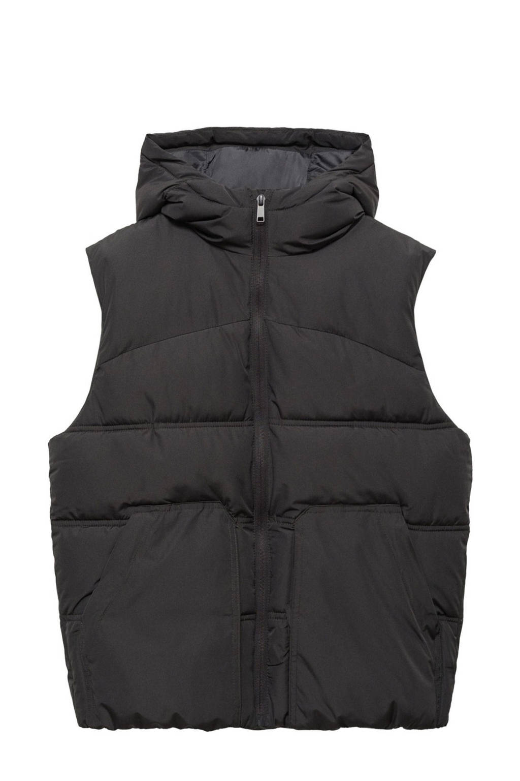 MANGO TEEN bodywarmer antraciet
