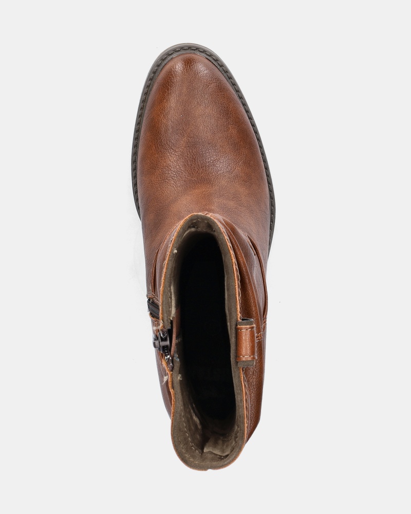 Mustang Rits- & gesloten boots  - cognac