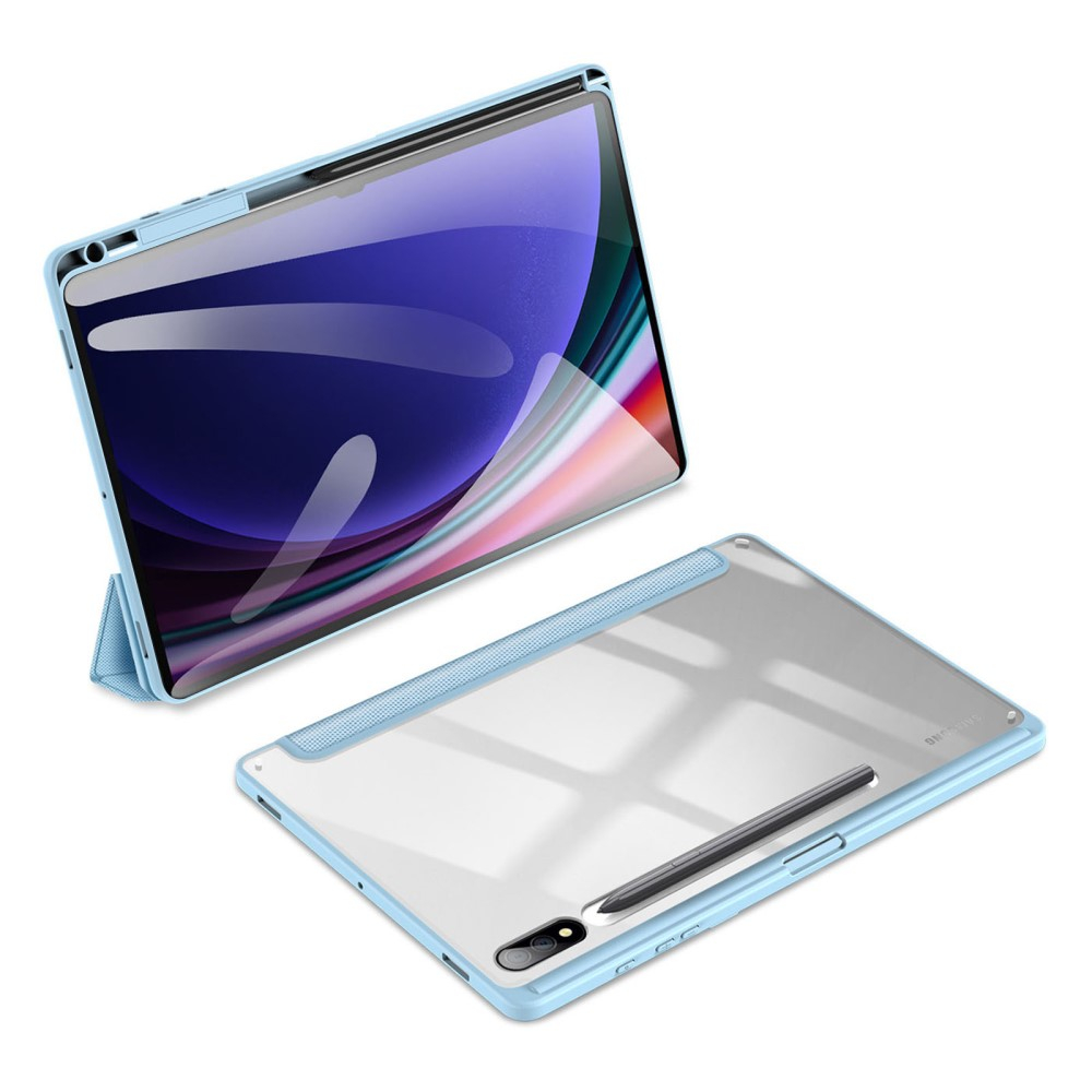 Samsung Galaxy Tab S10  Plus Leder Tasche Smart Cover Schutzhülle - Blau
