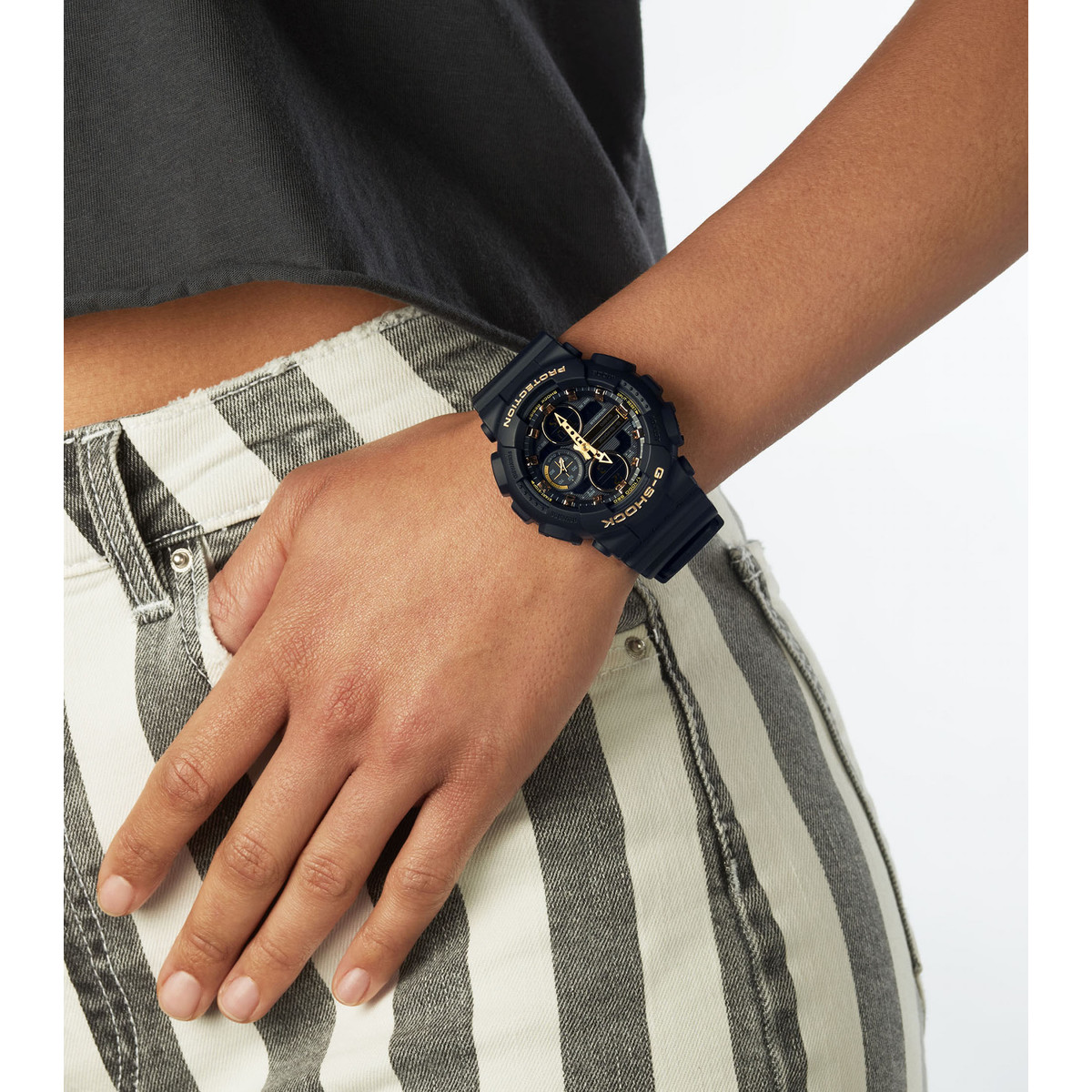 Montre CASIO G-SHOCK femme bracelet résine noir