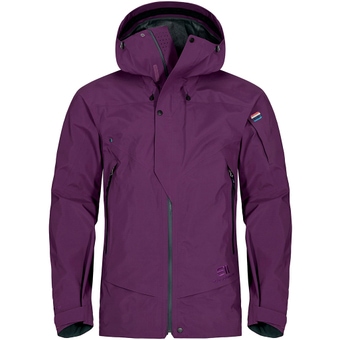 Elevenate Pure Hardshelljacke Aubergine Herren