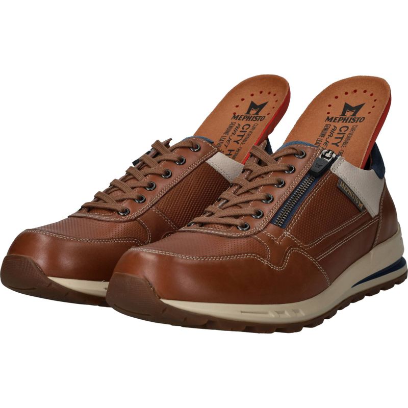 Mephisto Bradley Sneakers Bruin Heren