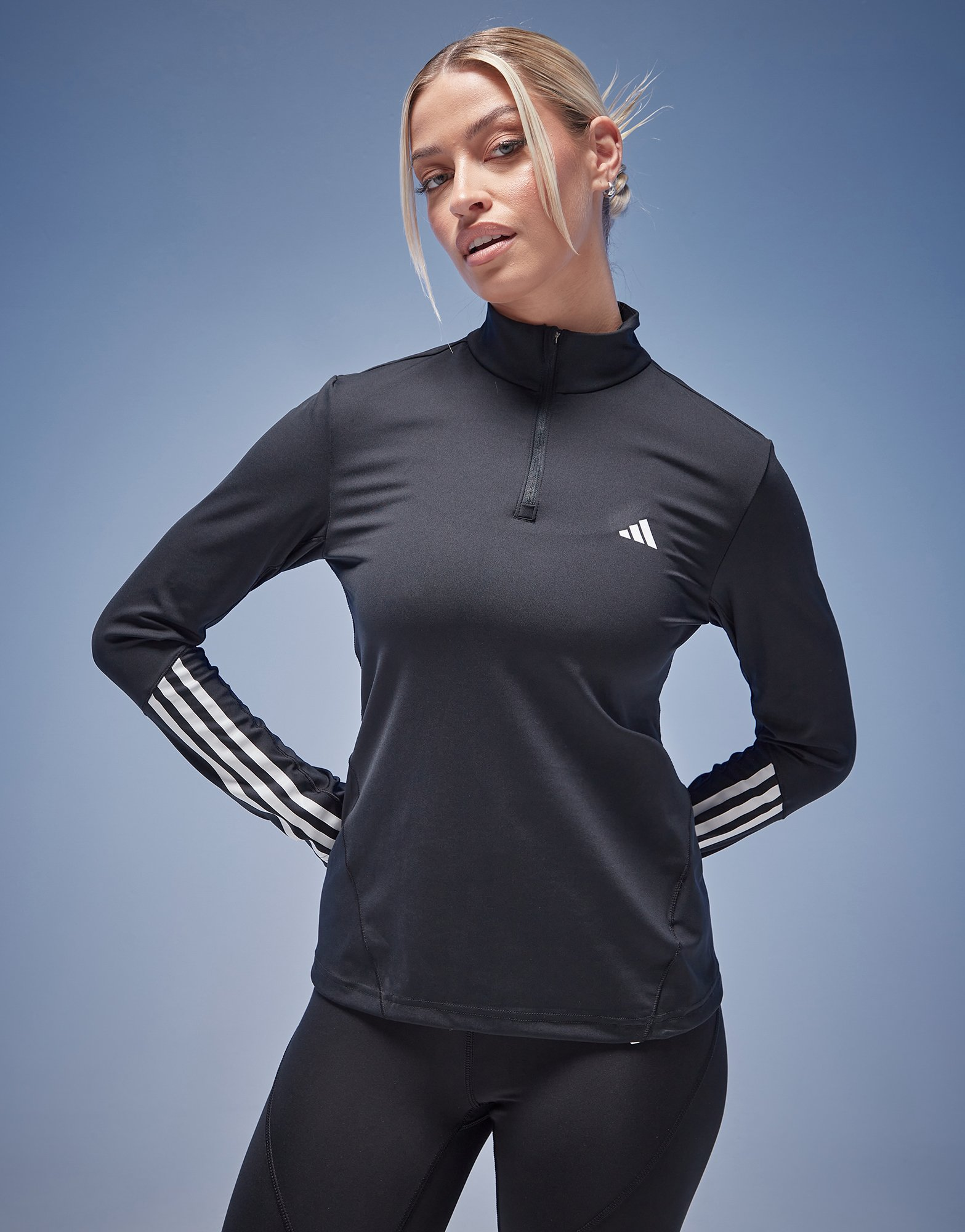 adidas Veste de survêtement de training zip 1/4 Hyperglam