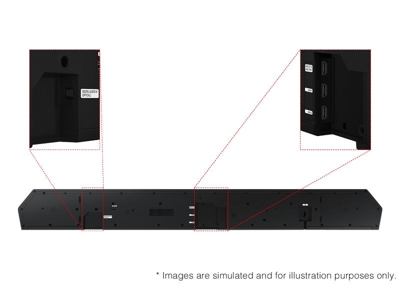 Samsung Soundbar HW-Q990D 11.1.4 Kanal Premium Atmos Soundbar inkl. Wireless Sub & Rearspeaker – 656 Watt