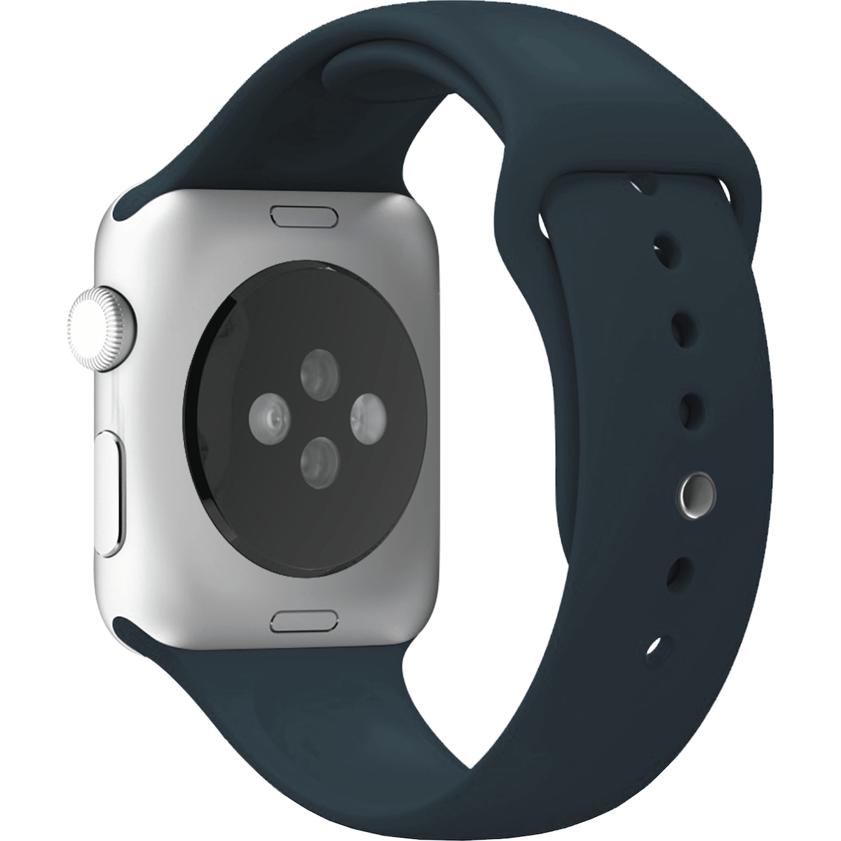 Puro Icon sportsreim i silikon til Apple Watch 42/44/45 mm (marineblå)