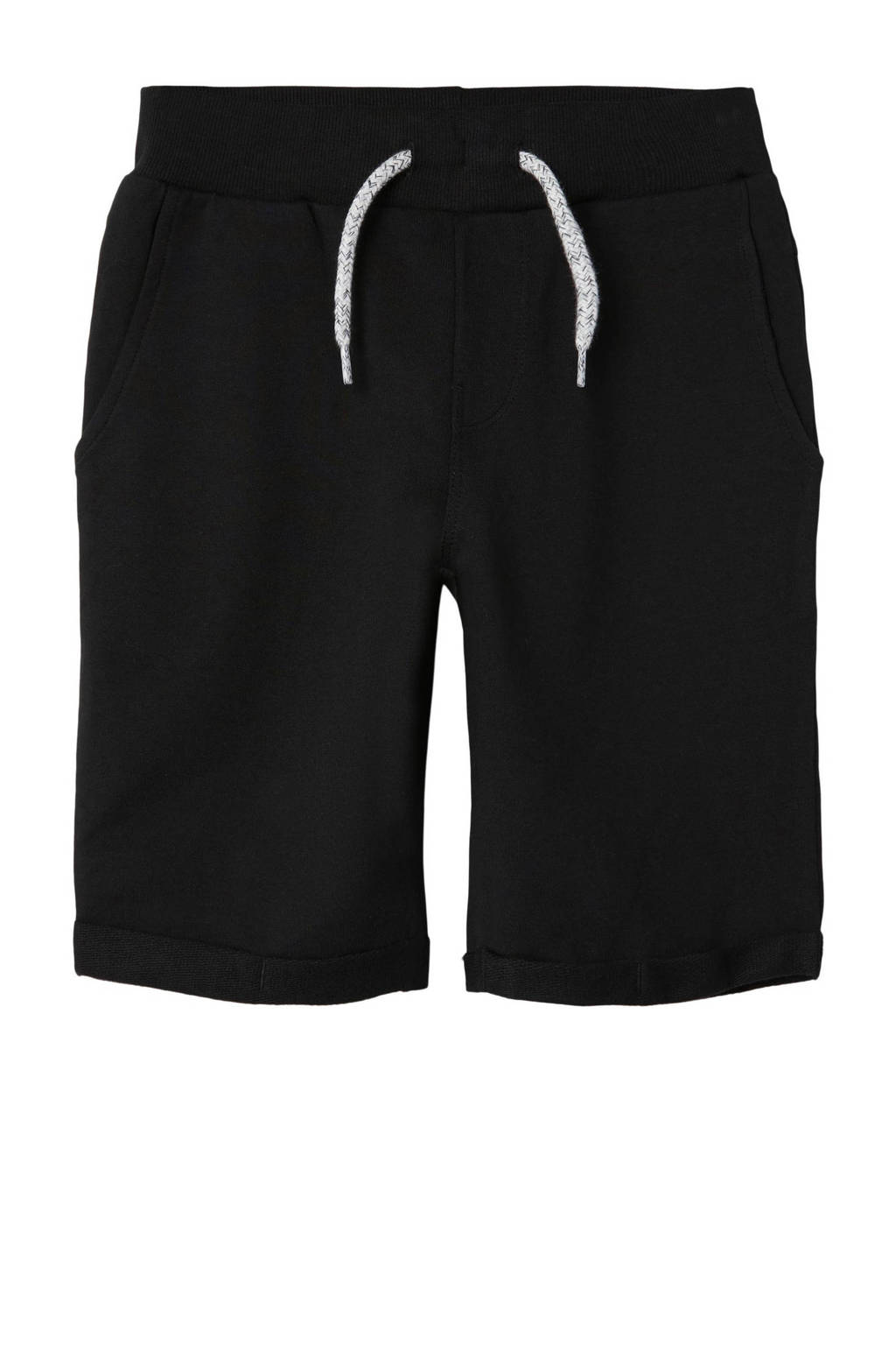 NAME IT regular fit sweatshort NKMVERMO zwart