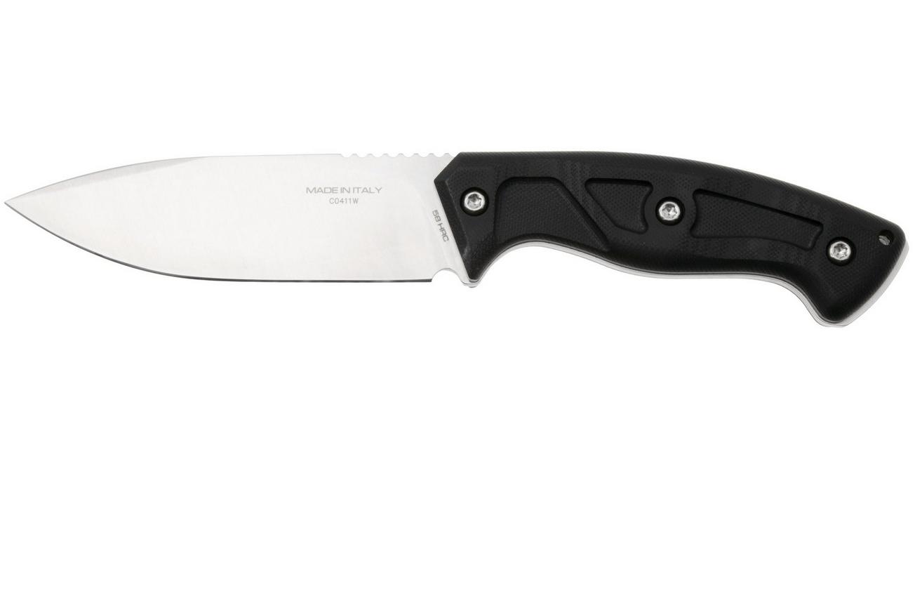 Extrema Ratio Venatus 04.1000.0089/NIT/SAT-BL, Satin Nitrogen, Black G10 jachtmes