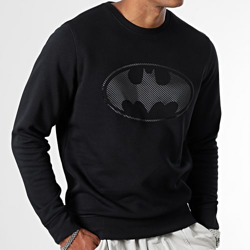 Sweat Crewneck Carbone Logo Noir