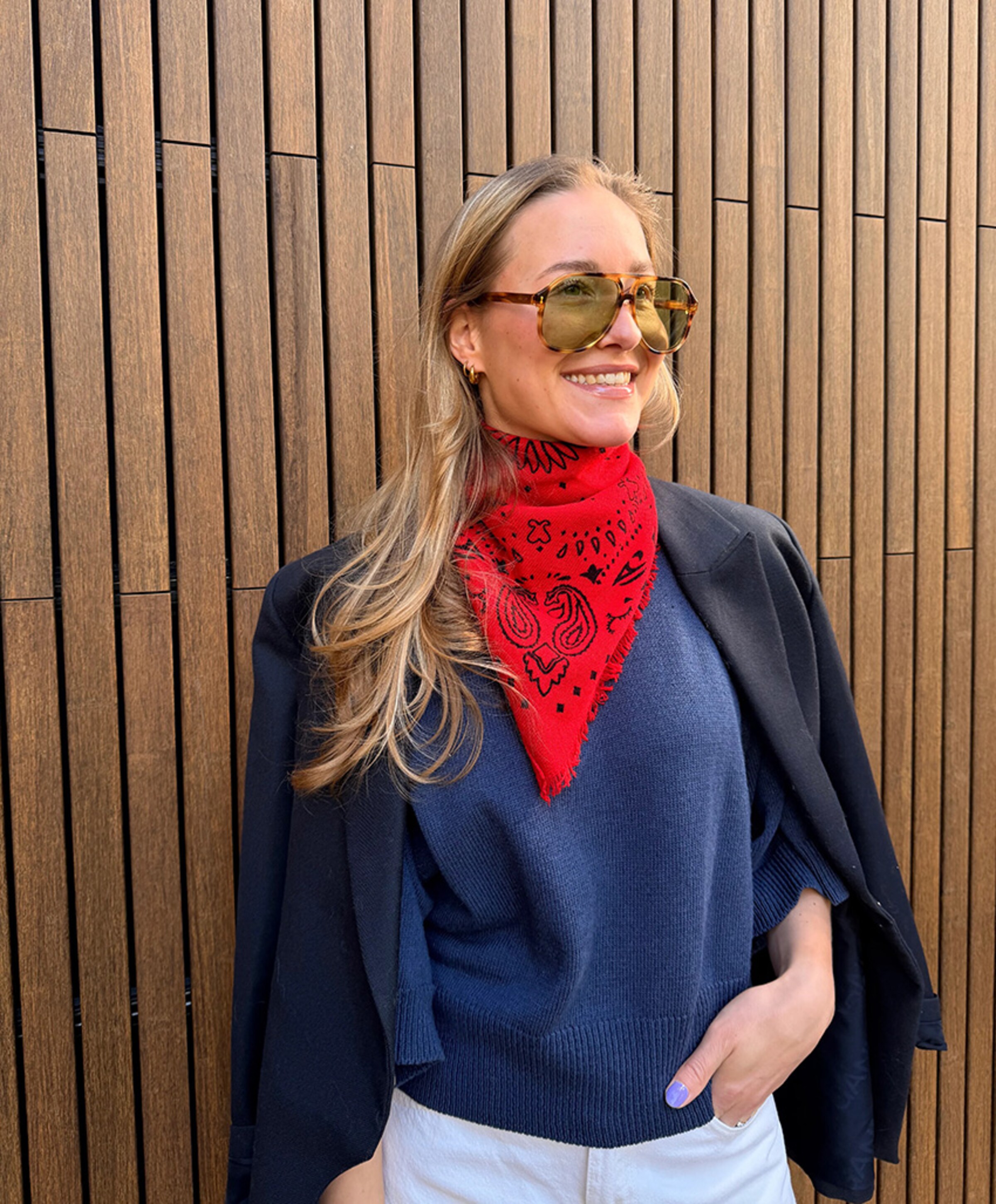 Studio Lavendel Dames sjaal rood