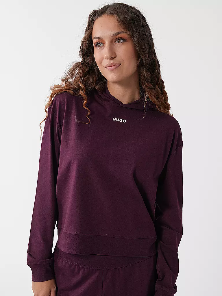 HUGO Loungewear Sweater SHUFFLE beere