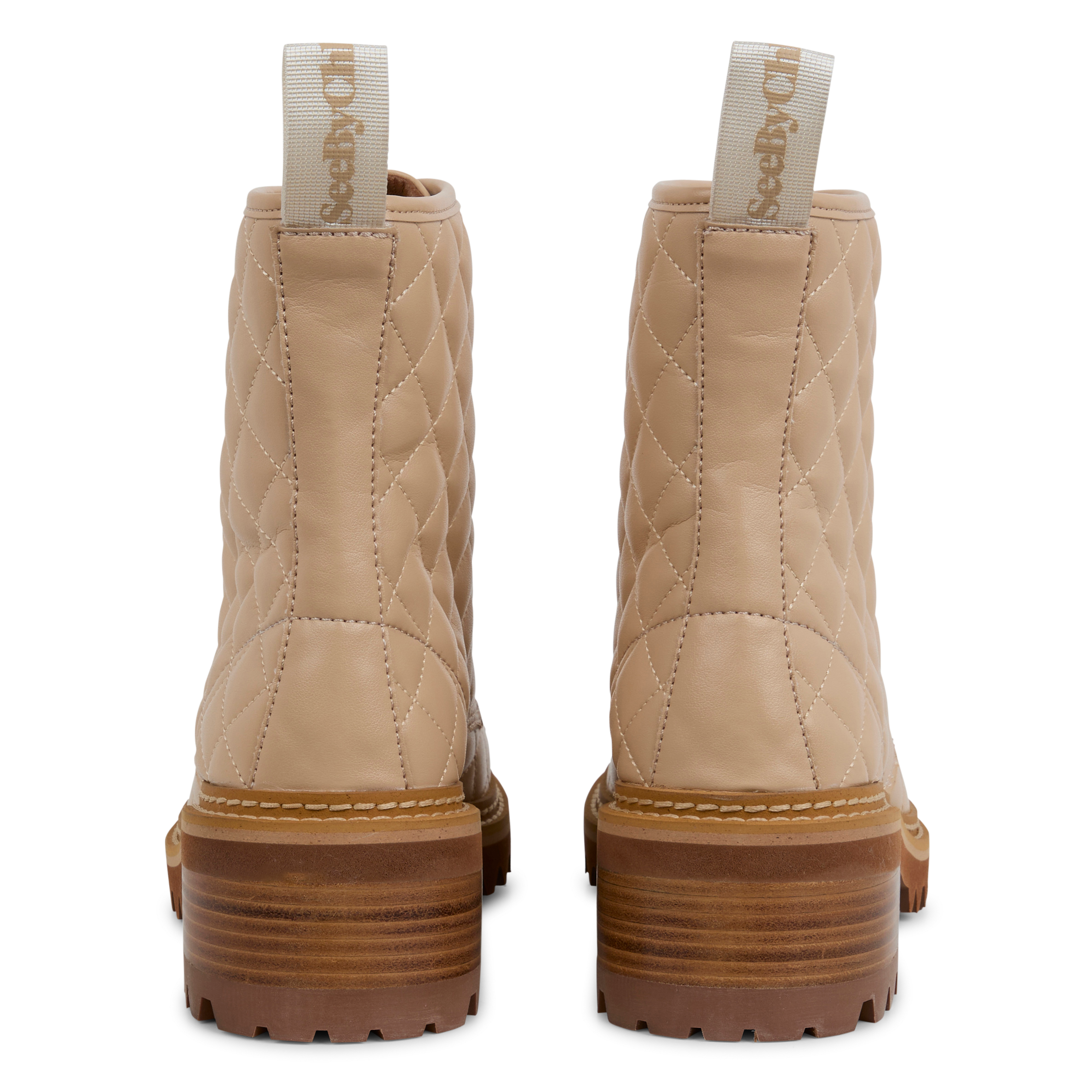 JODIE - Boots en cuir | Beige