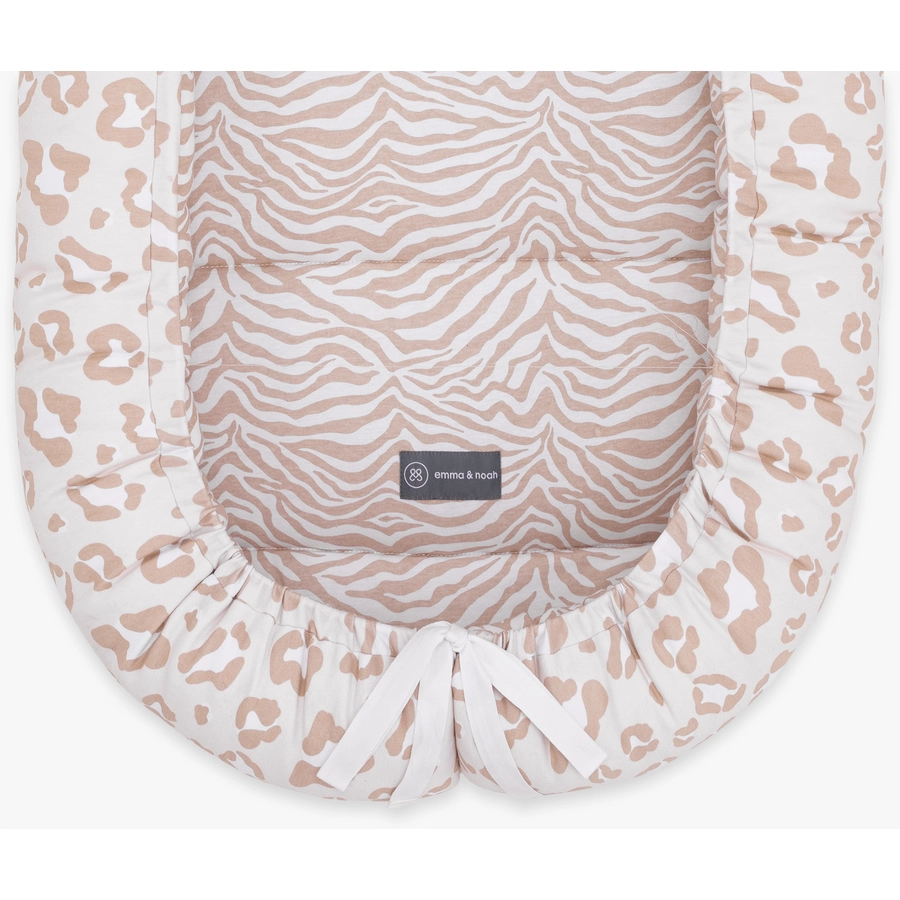 emma & noah Kuschelnest Leo Beige 90 x 55 cm