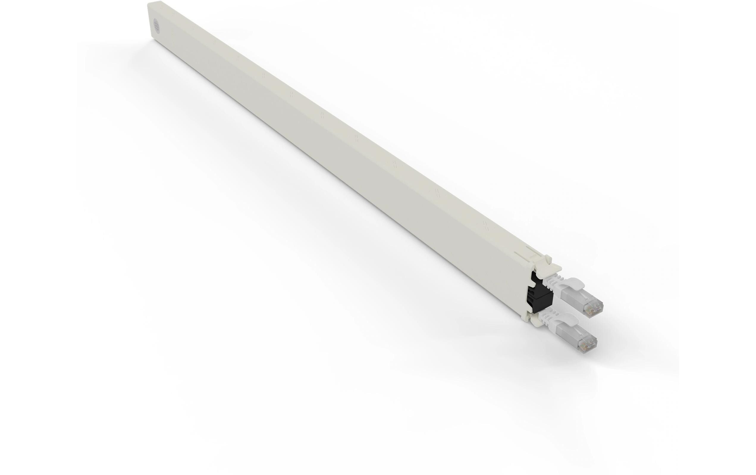 patchbox.one / Cassette / 30RU / Cat 6A, UTP, 1.8 m, WeissAll-in-One Lösung für Ordnung im Netzwerkschrank