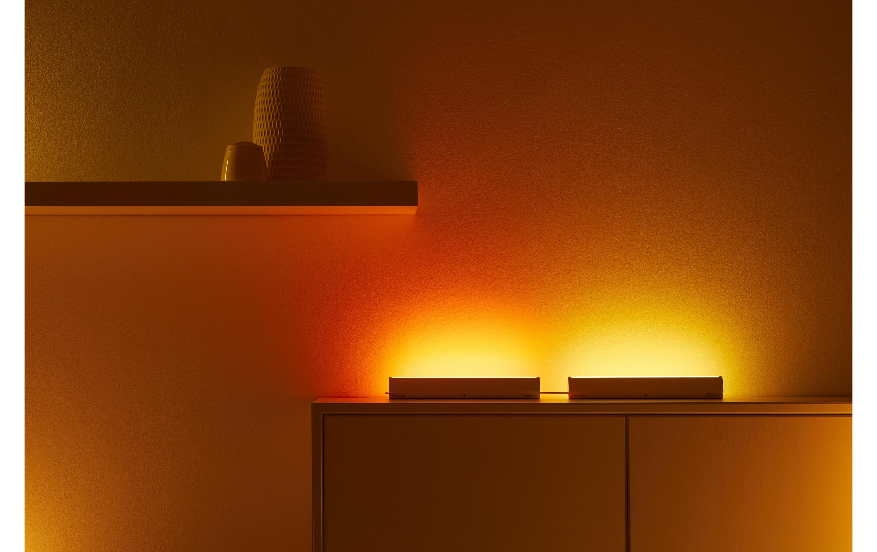 Bar Linear Light Tischleuchte Tunable White & Color 2er-SetSmarte Tischleuchte, steuerbar über Matter, WLAN