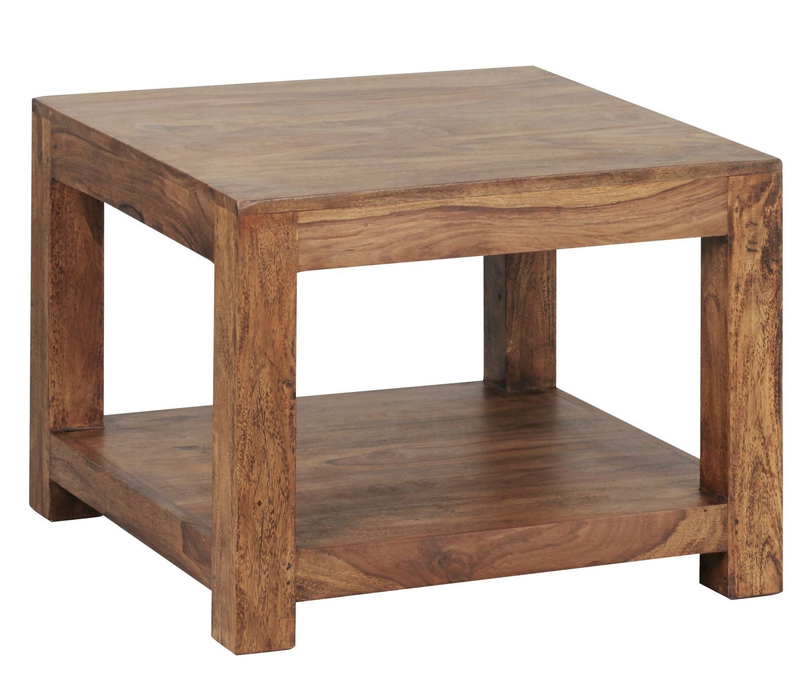 Couchtisch Hees 60x60 Massivholz Sheesham